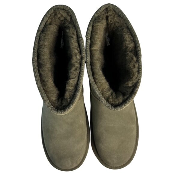 UGG Koolaburra by UGG Koola Short Boots Sage Green Sheepskin Faux Fur Women’s 7 - Picture 6 of 6